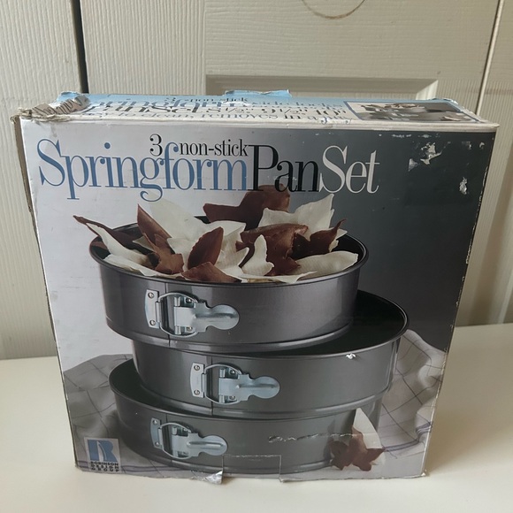 Robinson Design Group 3 non-stick springform pan set 8.5", 9.5" and 10" pan New - Picture 2 of 4